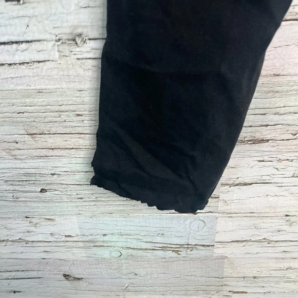 Paige Mayslie Coated Black Joggers size 31 - Picture 11 of 12